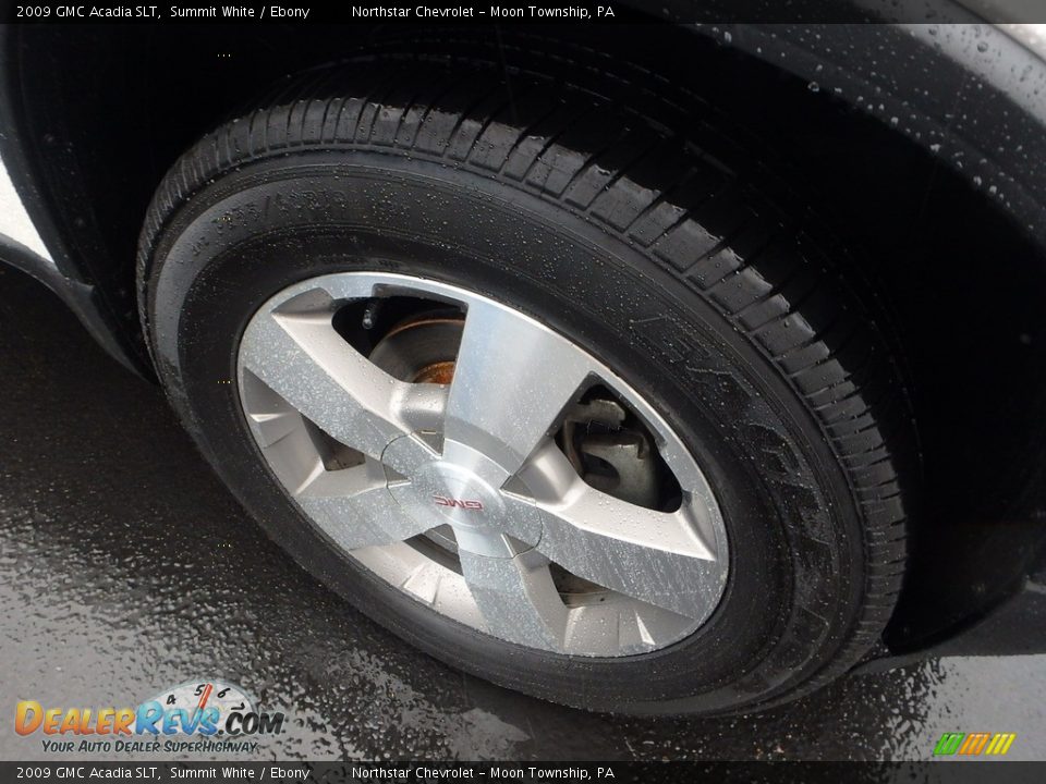 2009 GMC Acadia SLT Summit White / Ebony Photo #14