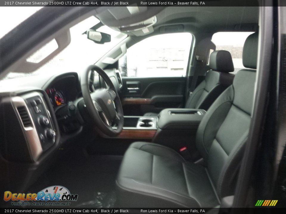 2017 Chevrolet Silverado 2500HD LTZ Crew Cab 4x4 Black / Jet Black Photo #10