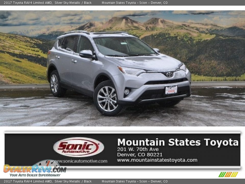 2017 Toyota RAV4 Limited AWD Silver Sky Metallic / Black Photo #1