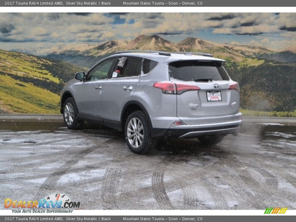 2017 Toyota RAV4 Limited AWD Silver Sky Metallic / Black Photo #3