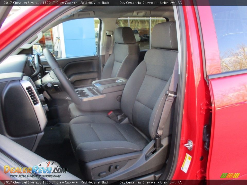 2017 Chevrolet Silverado 1500 LT Crew Cab 4x4 Red Hot / Jet Black Photo #12