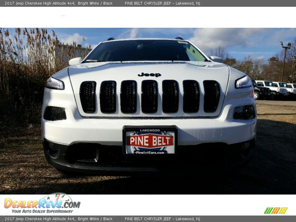 2017 Jeep Cherokee High Altitude 4x4 Bright White / Black Photo #2