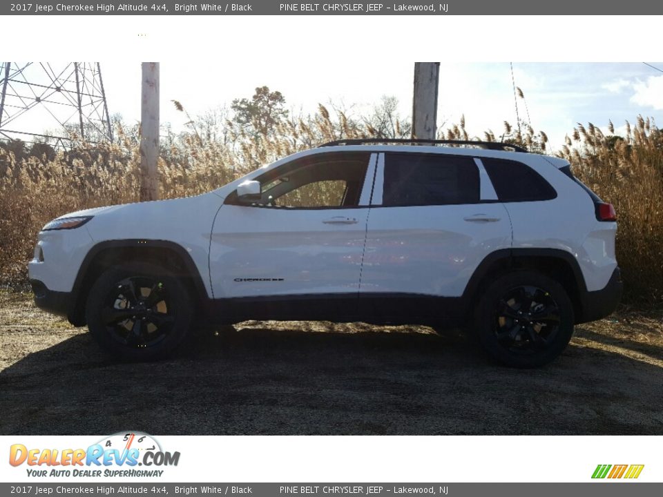 2017 Jeep Cherokee High Altitude 4x4 Bright White / Black Photo #3