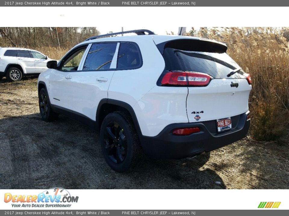 2017 Jeep Cherokee High Altitude 4x4 Bright White / Black Photo #4