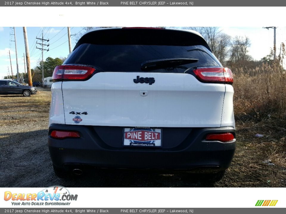 2017 Jeep Cherokee High Altitude 4x4 Bright White / Black Photo #5