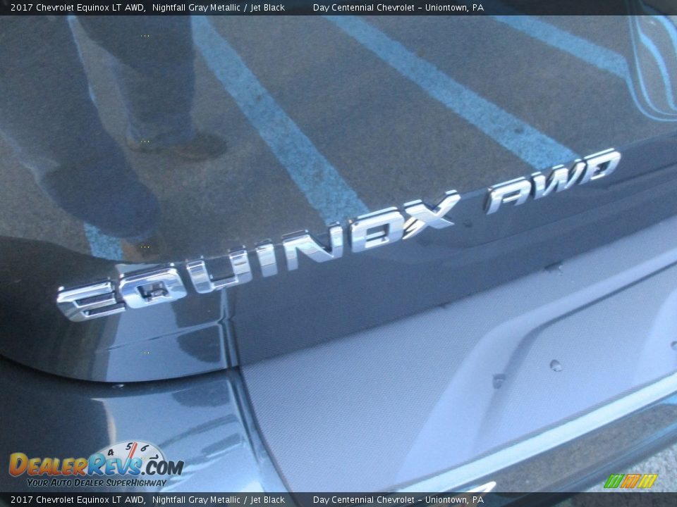 2017 Chevrolet Equinox LT AWD Nightfall Gray Metallic / Jet Black Photo #5