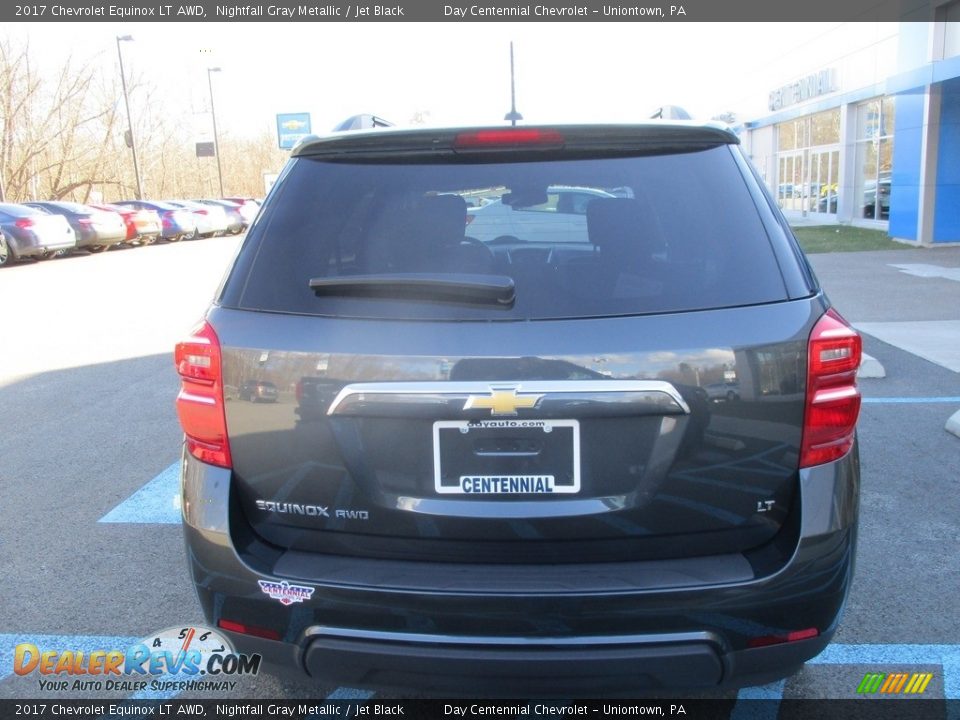 2017 Chevrolet Equinox LT AWD Nightfall Gray Metallic / Jet Black Photo #6