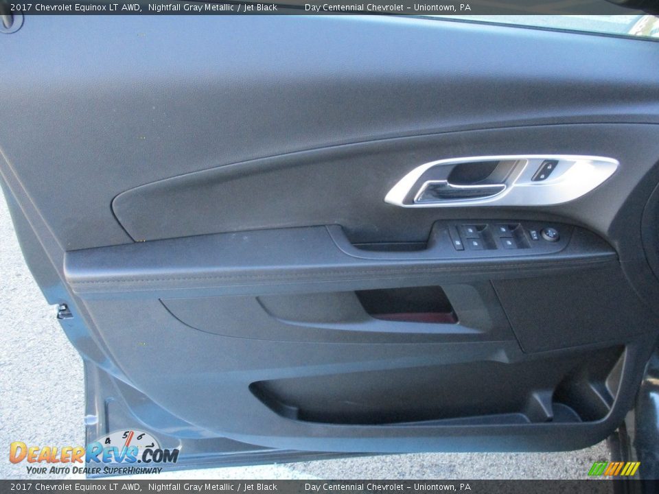 2017 Chevrolet Equinox LT AWD Nightfall Gray Metallic / Jet Black Photo #12