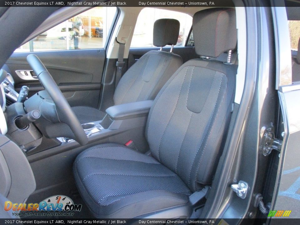 2017 Chevrolet Equinox LT AWD Nightfall Gray Metallic / Jet Black Photo #13