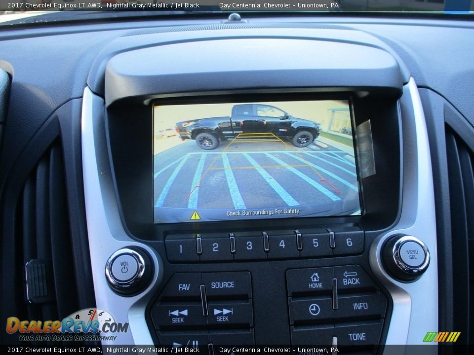 2017 Chevrolet Equinox LT AWD Nightfall Gray Metallic / Jet Black Photo #18