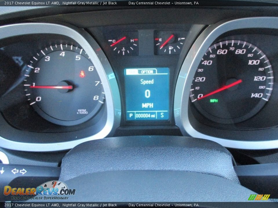 2017 Chevrolet Equinox LT AWD Nightfall Gray Metallic / Jet Black Photo #20