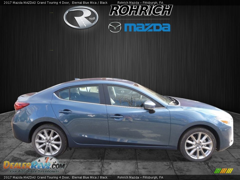2017 Mazda MAZDA3 Grand Touring 4 Door Eternal Blue Mica / Black Photo #2