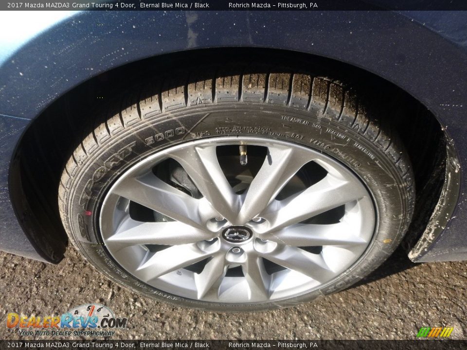 2017 Mazda MAZDA3 Grand Touring 4 Door Eternal Blue Mica / Black Photo #5