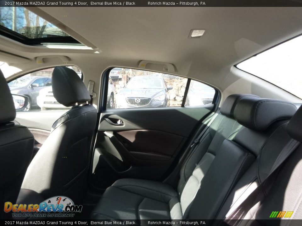2017 Mazda MAZDA3 Grand Touring 4 Door Eternal Blue Mica / Black Photo #7