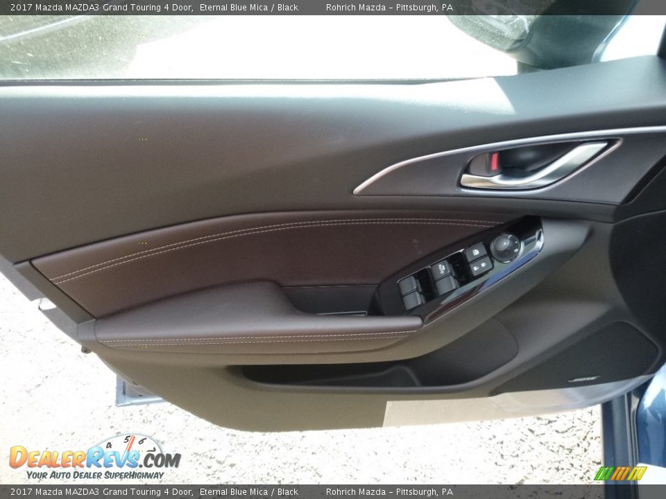 2017 Mazda MAZDA3 Grand Touring 4 Door Eternal Blue Mica / Black Photo #9