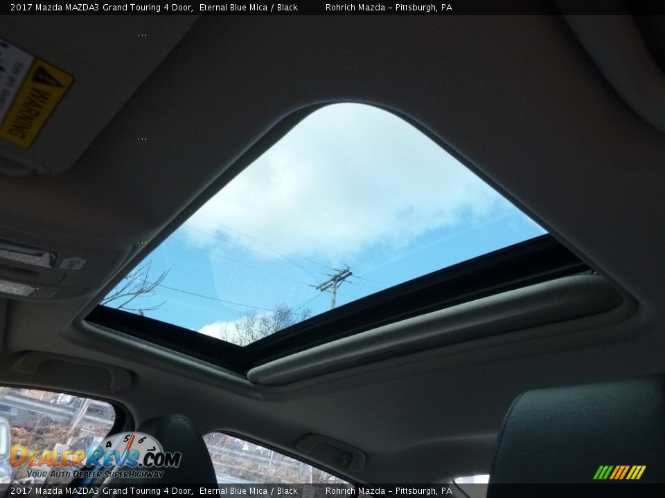 2017 Mazda MAZDA3 Grand Touring 4 Door Eternal Blue Mica / Black Photo #11