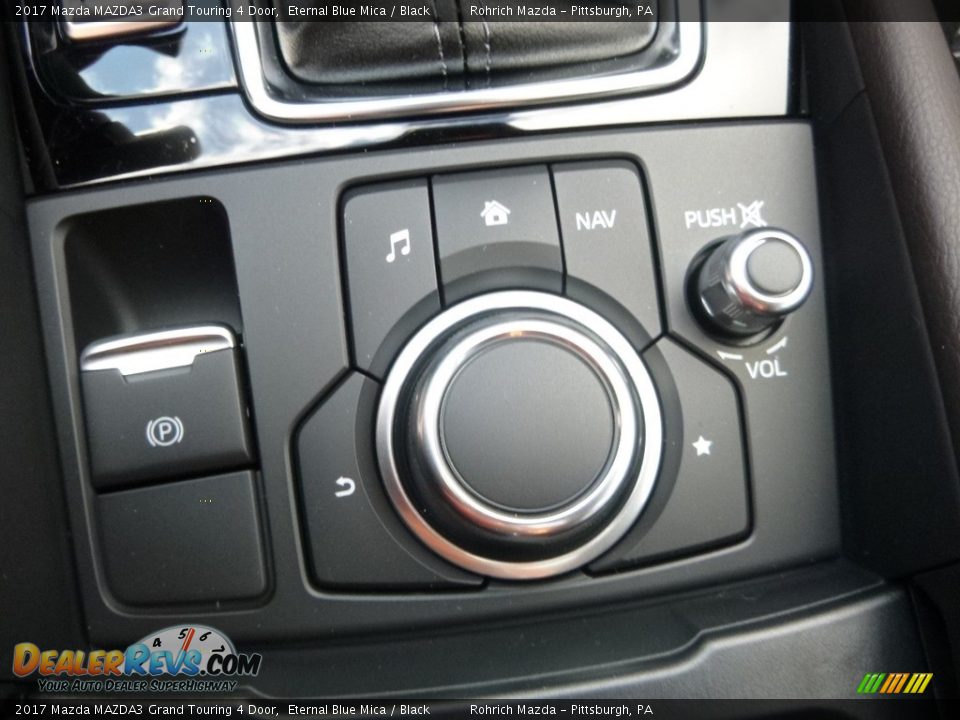 2017 Mazda MAZDA3 Grand Touring 4 Door Eternal Blue Mica / Black Photo #15