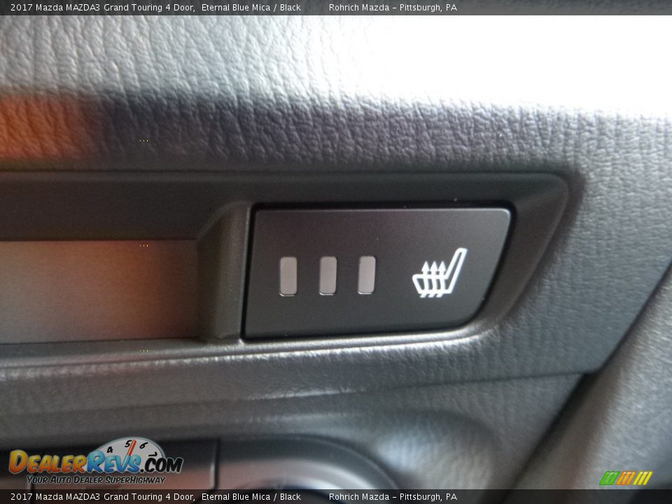 2017 Mazda MAZDA3 Grand Touring 4 Door Eternal Blue Mica / Black Photo #17