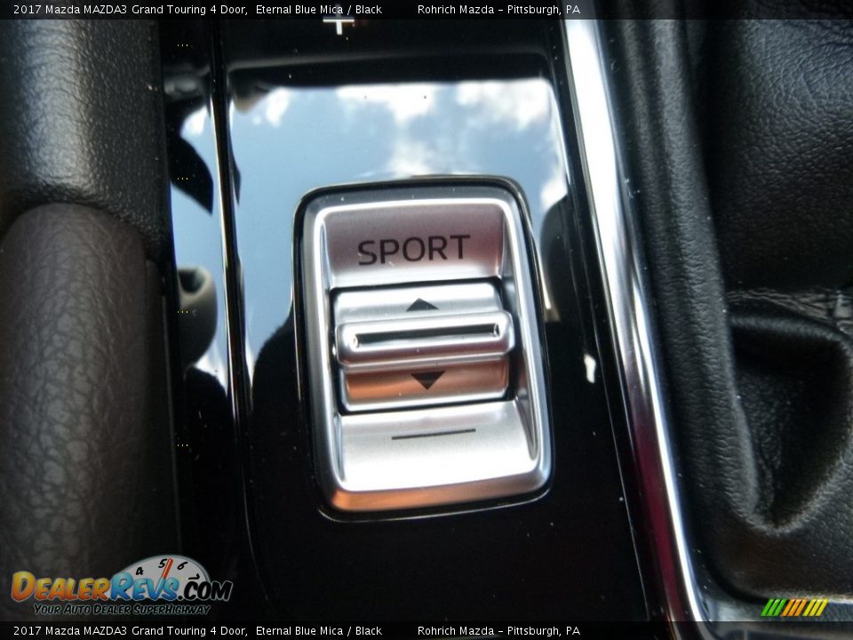 2017 Mazda MAZDA3 Grand Touring 4 Door Eternal Blue Mica / Black Photo #18