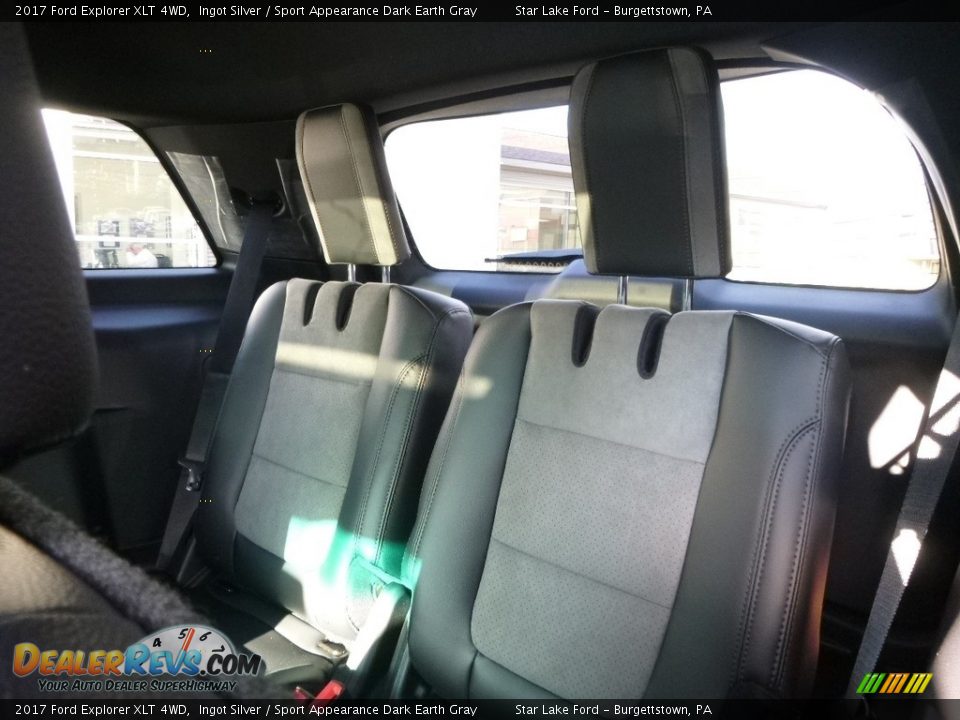 2017 Ford Explorer XLT 4WD Ingot Silver / Sport Appearance Dark Earth Gray Photo #11