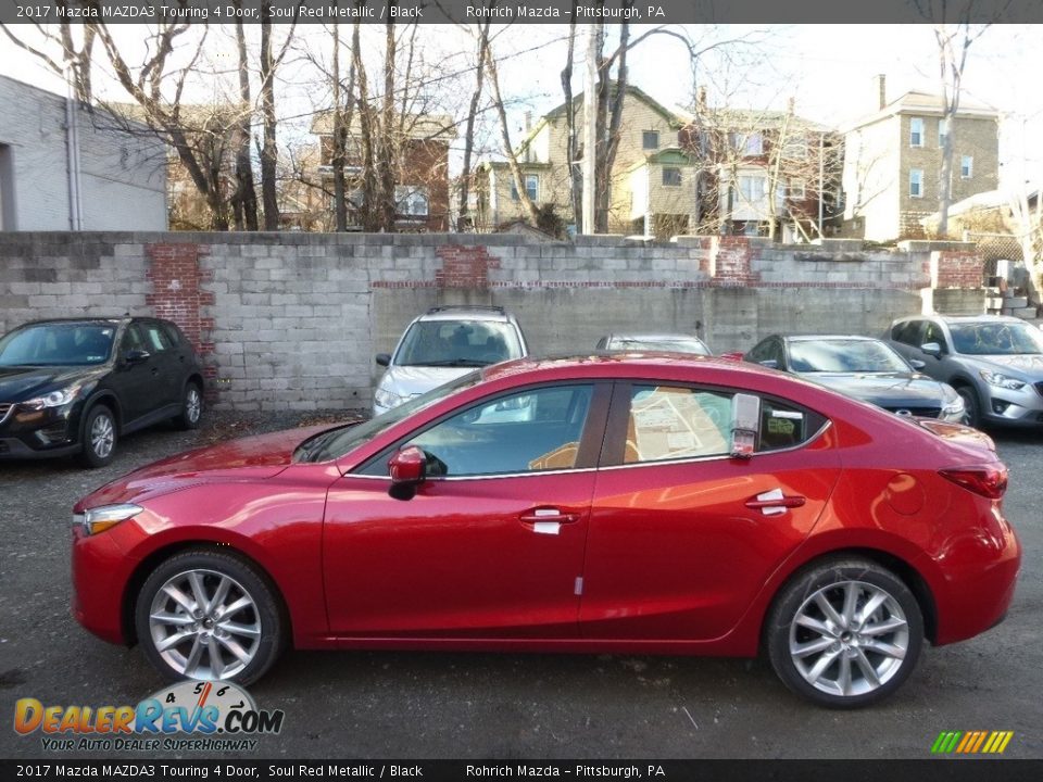 Soul Red Metallic 2017 Mazda MAZDA3 Touring 4 Door Photo #3