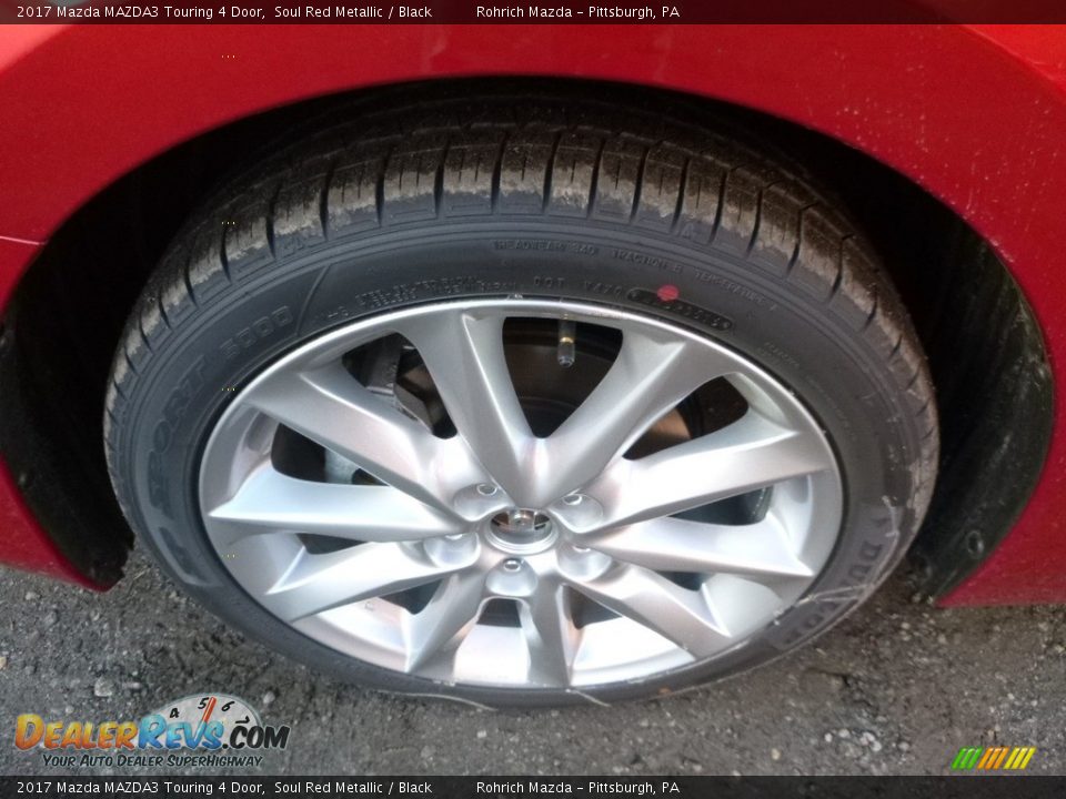 2017 Mazda MAZDA3 Touring 4 Door Soul Red Metallic / Black Photo #5