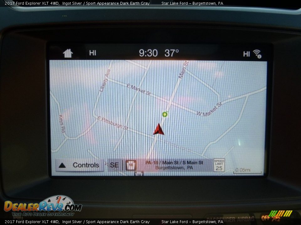 2017 Ford Explorer XLT 4WD Ingot Silver / Sport Appearance Dark Earth Gray Photo #18