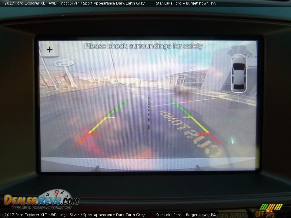 2017 Ford Explorer XLT 4WD Ingot Silver / Sport Appearance Dark Earth Gray Photo #19