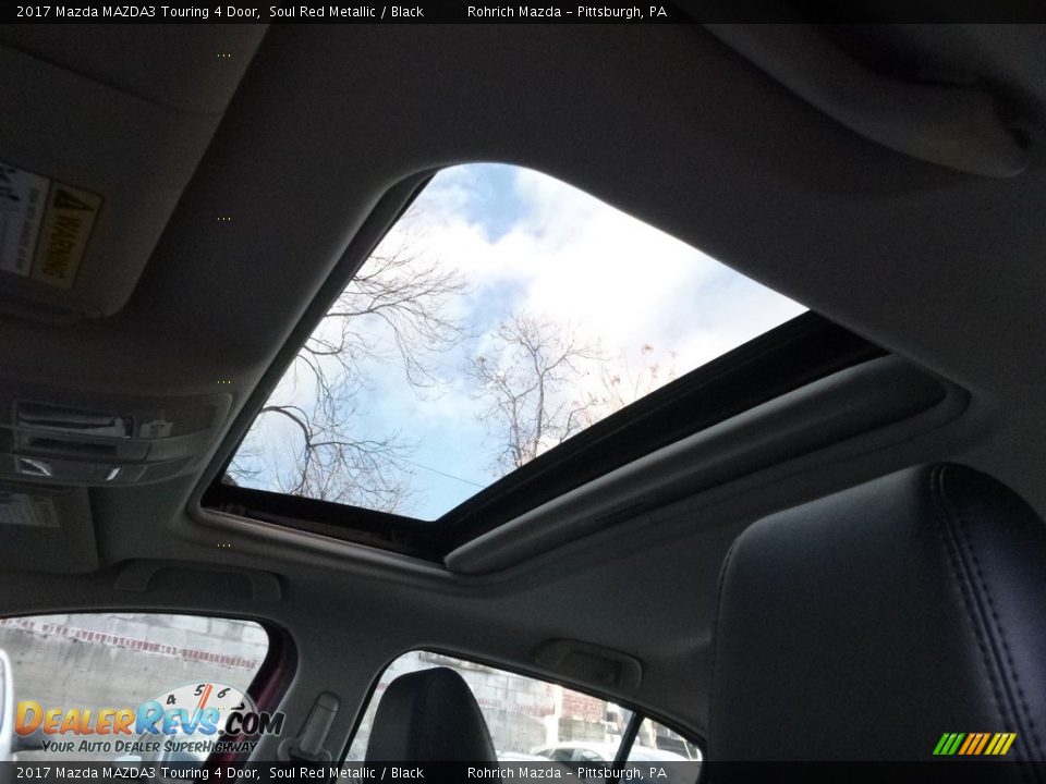 2017 Mazda MAZDA3 Touring 4 Door Soul Red Metallic / Black Photo #10