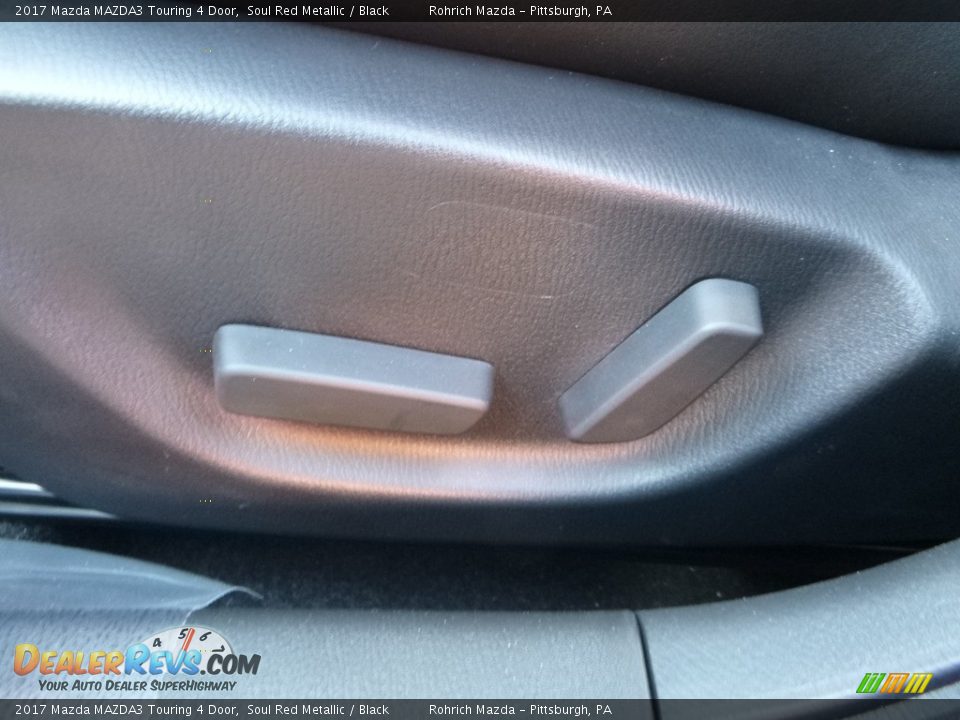 2017 Mazda MAZDA3 Touring 4 Door Soul Red Metallic / Black Photo #12
