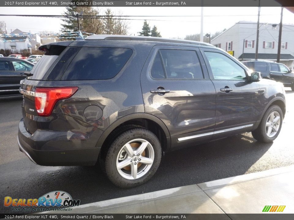 2017 Ford Explorer XLT 4WD Smoked Quartz / Ebony Black Photo #5