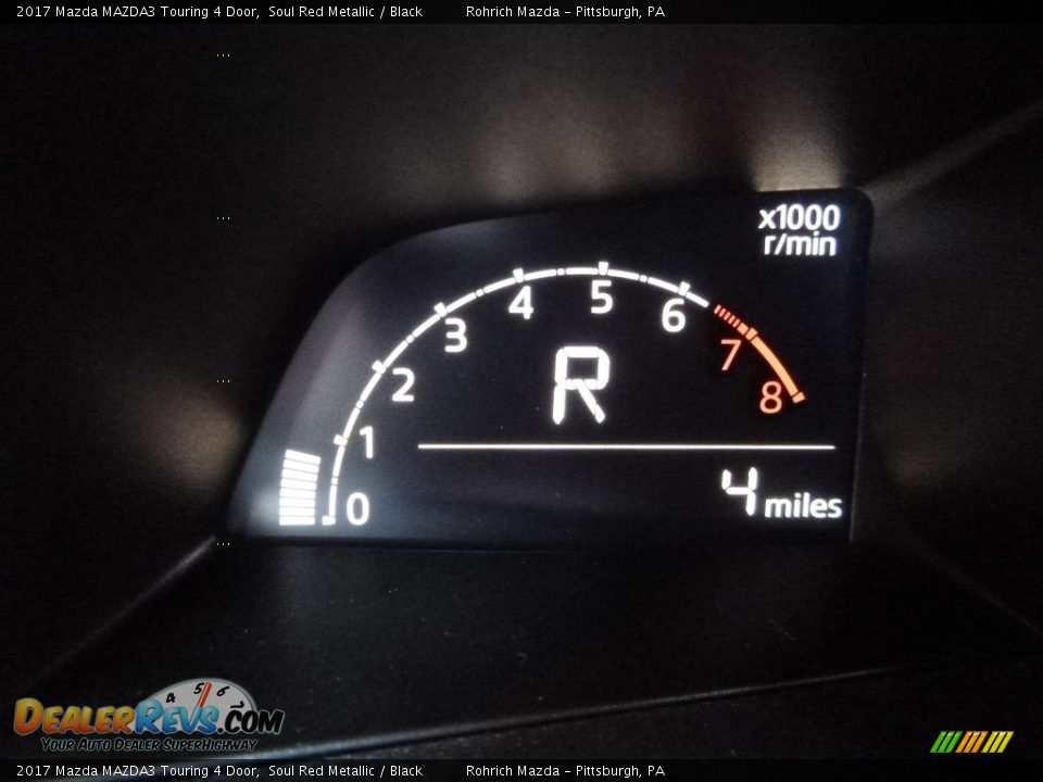 2017 Mazda MAZDA3 Touring 4 Door Soul Red Metallic / Black Photo #20