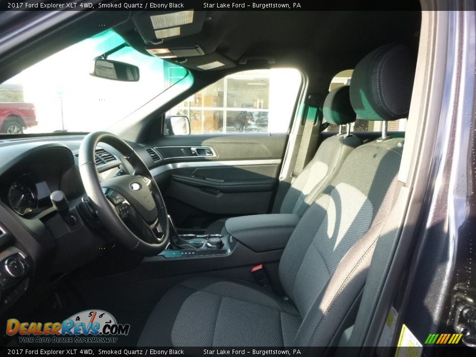 2017 Ford Explorer XLT 4WD Smoked Quartz / Ebony Black Photo #9