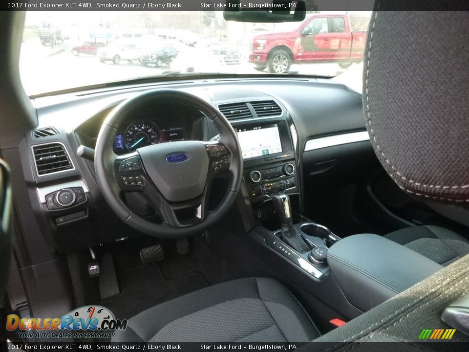 2017 Ford Explorer XLT 4WD Smoked Quartz / Ebony Black Photo #12
