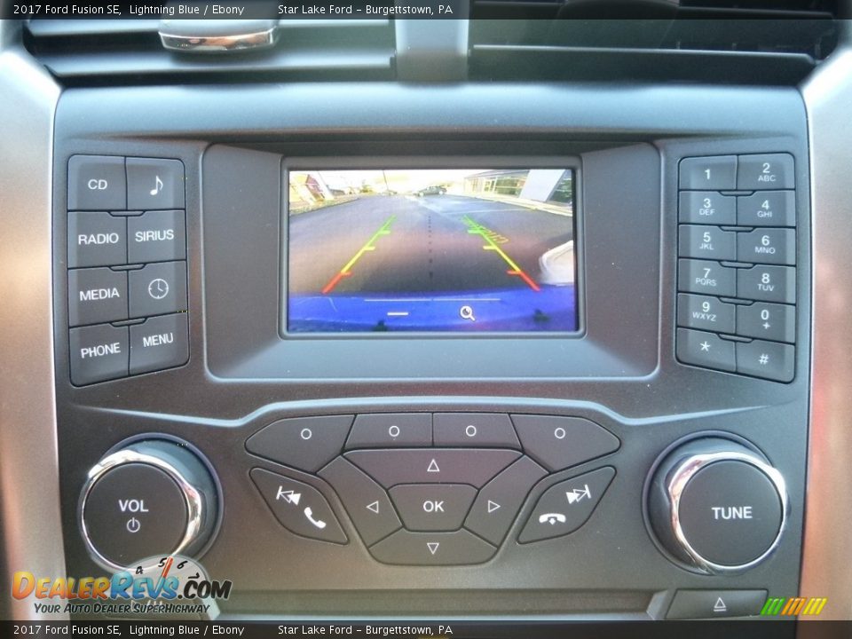 2017 Ford Fusion SE Lightning Blue / Ebony Photo #18