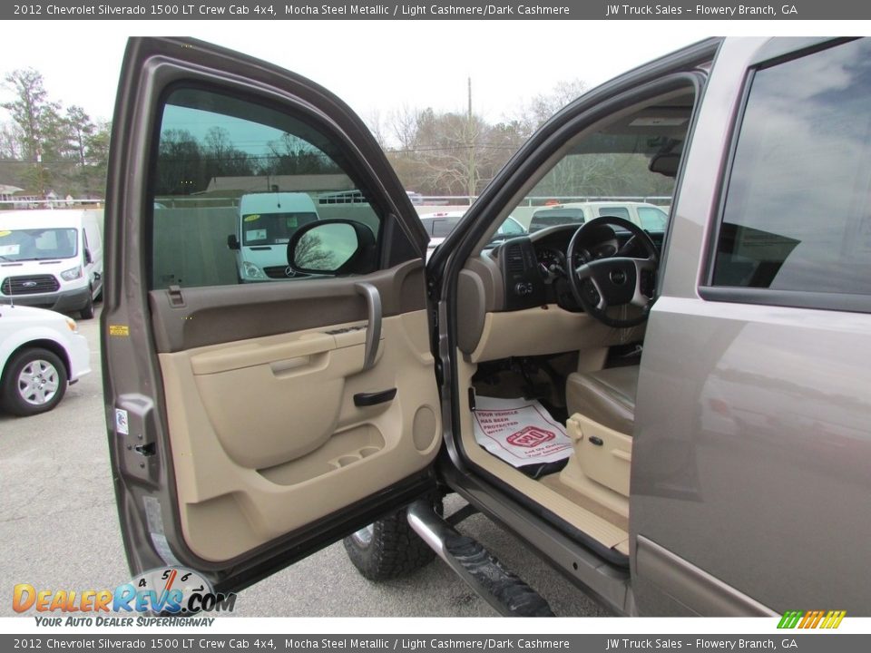 2012 Chevrolet Silverado 1500 LT Crew Cab 4x4 Mocha Steel Metallic / Light Cashmere/Dark Cashmere Photo #14