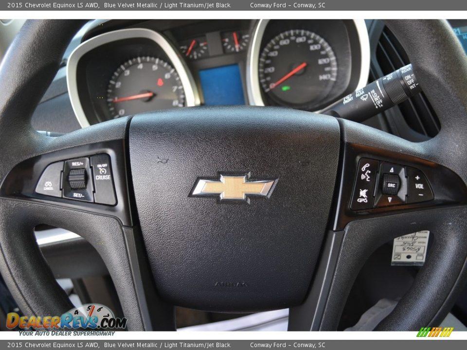 2015 Chevrolet Equinox LS AWD Blue Velvet Metallic / Light Titanium/Jet Black Photo #22