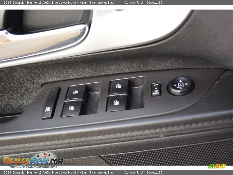 2015 Chevrolet Equinox LS AWD Blue Velvet Metallic / Light Titanium/Jet Black Photo #23