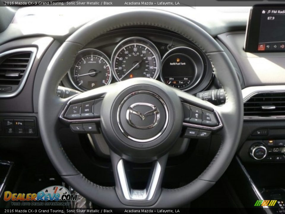 2016 Mazda CX-9 Grand Touring Steering Wheel Photo #6