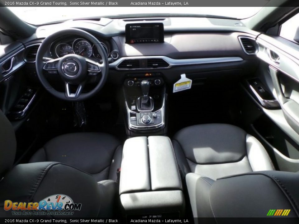 Black Interior - 2016 Mazda CX-9 Grand Touring Photo #9