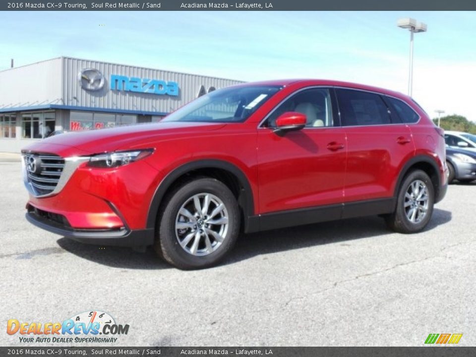 2016 Mazda CX-9 Touring Soul Red Metallic / Sand Photo #1