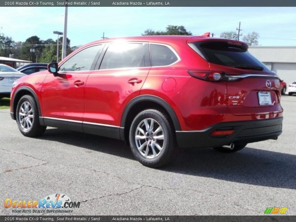 2016 Mazda CX-9 Touring Soul Red Metallic / Sand Photo #2