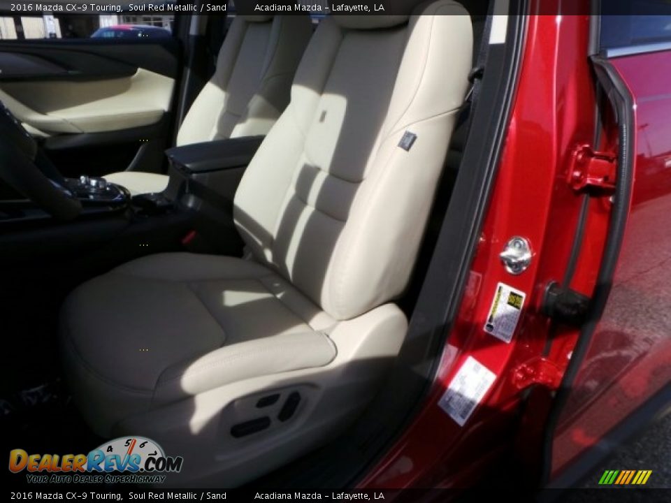 2016 Mazda CX-9 Touring Soul Red Metallic / Sand Photo #5