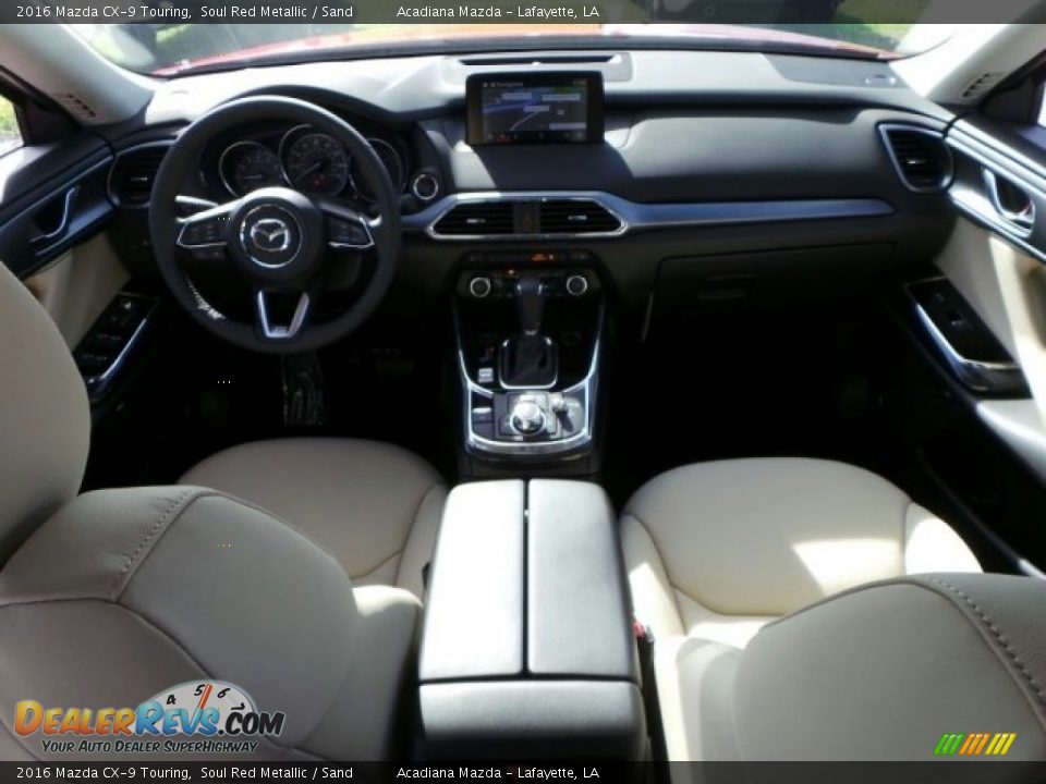 2016 Mazda CX-9 Touring Soul Red Metallic / Sand Photo #9