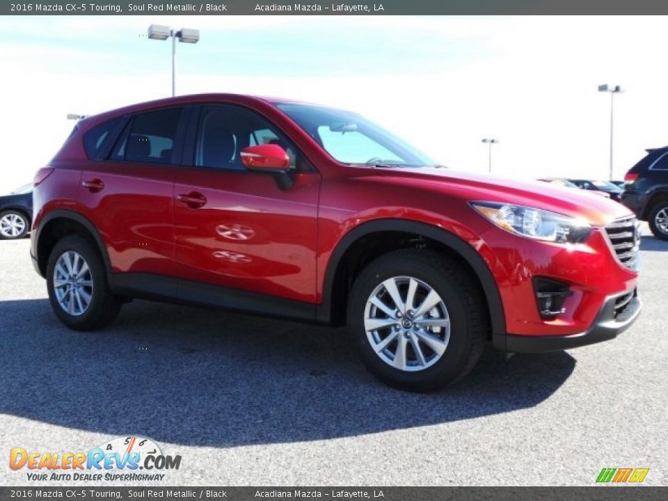2016 Mazda CX-5 Touring Soul Red Metallic / Black Photo #4