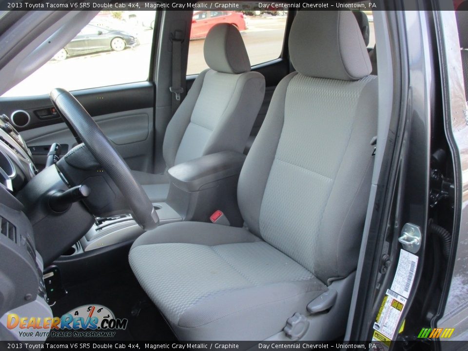 2013 Toyota Tacoma V6 SR5 Double Cab 4x4 Magnetic Gray Metallic / Graphite Photo #21