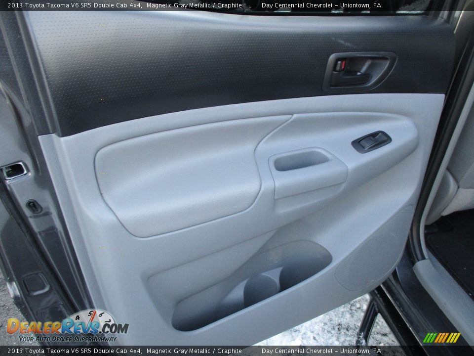2013 Toyota Tacoma V6 SR5 Double Cab 4x4 Magnetic Gray Metallic / Graphite Photo #23