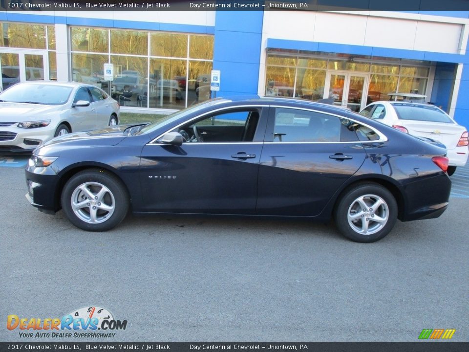 2017 Chevrolet Malibu LS Blue Velvet Metallic / Jet Black Photo #2