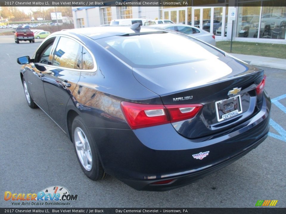 2017 Chevrolet Malibu LS Blue Velvet Metallic / Jet Black Photo #4