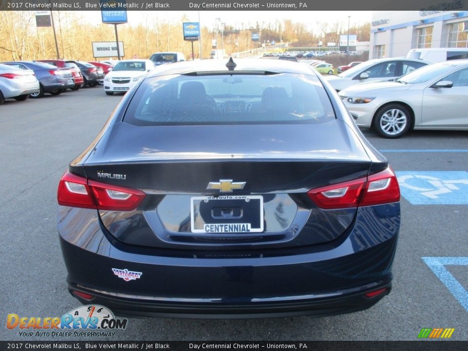 2017 Chevrolet Malibu LS Blue Velvet Metallic / Jet Black Photo #5